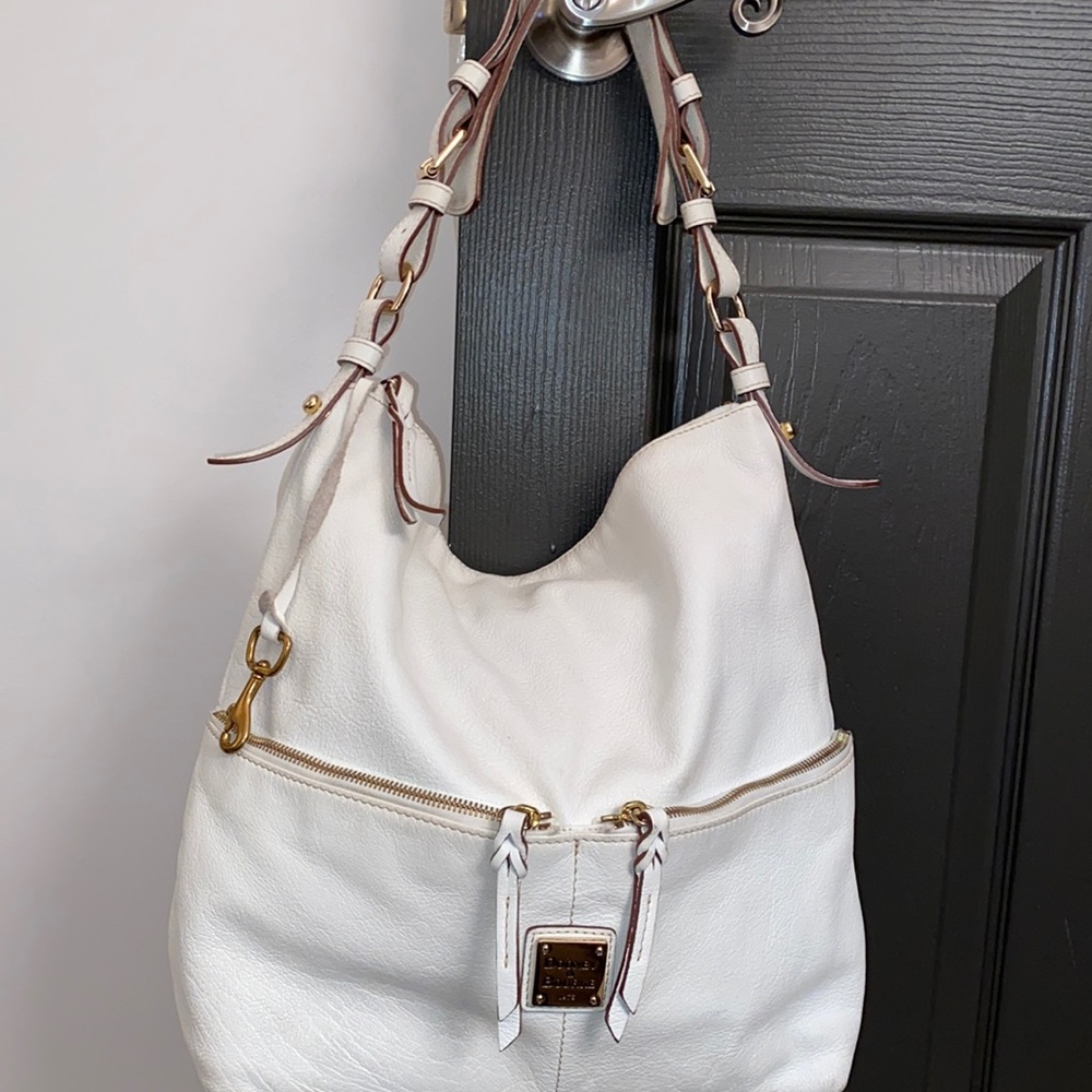DOONEY & BOURKE Large Dillen Double Zip Pocket Hobo Shoulder Bag